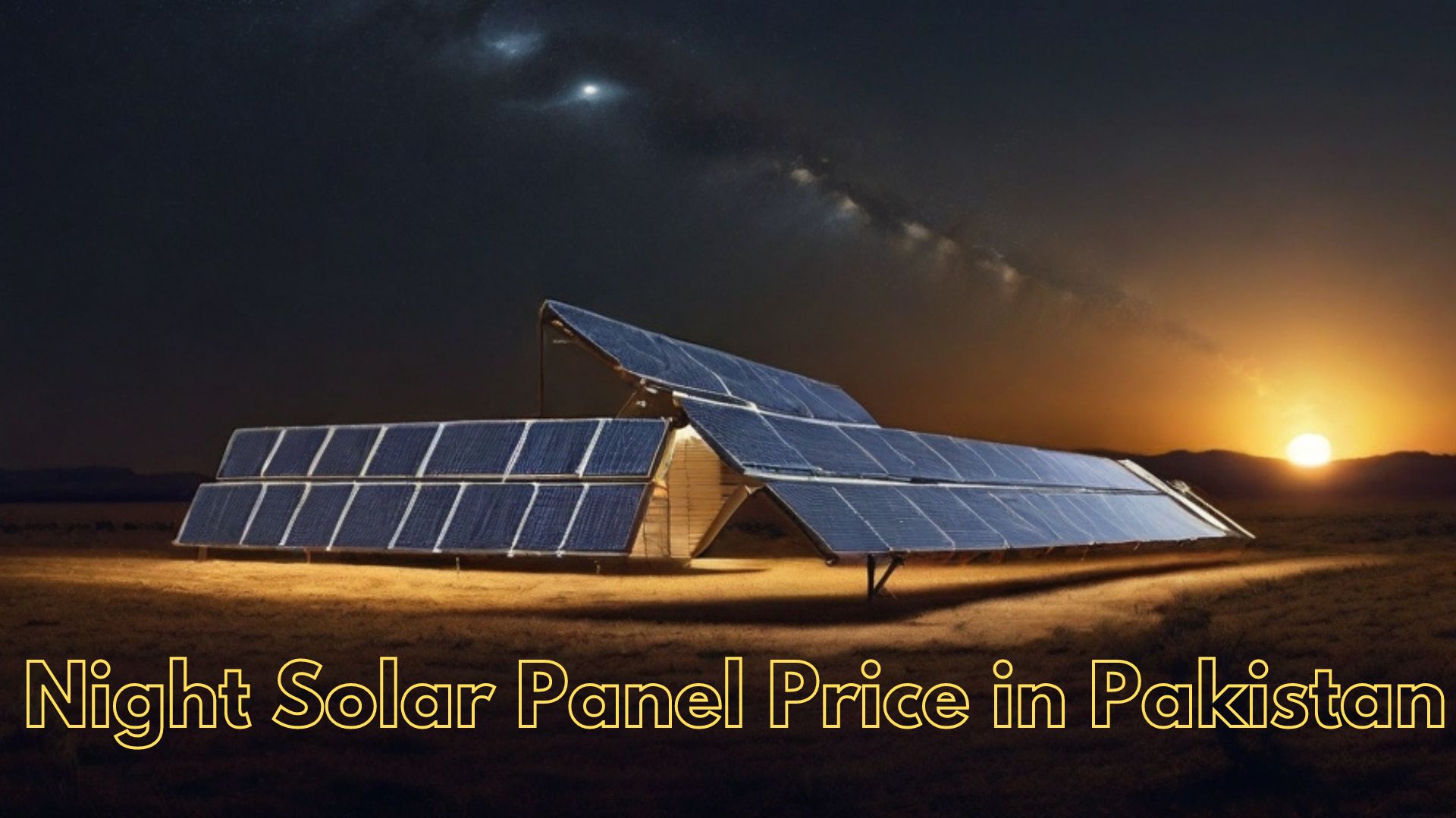 Night Solar Panel Price in Pakistan