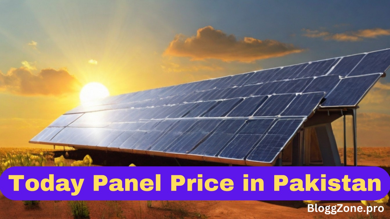 Today solar panel price in Pakistan-2024