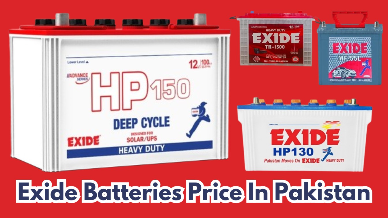Exide battery price in pakistan- april 2024