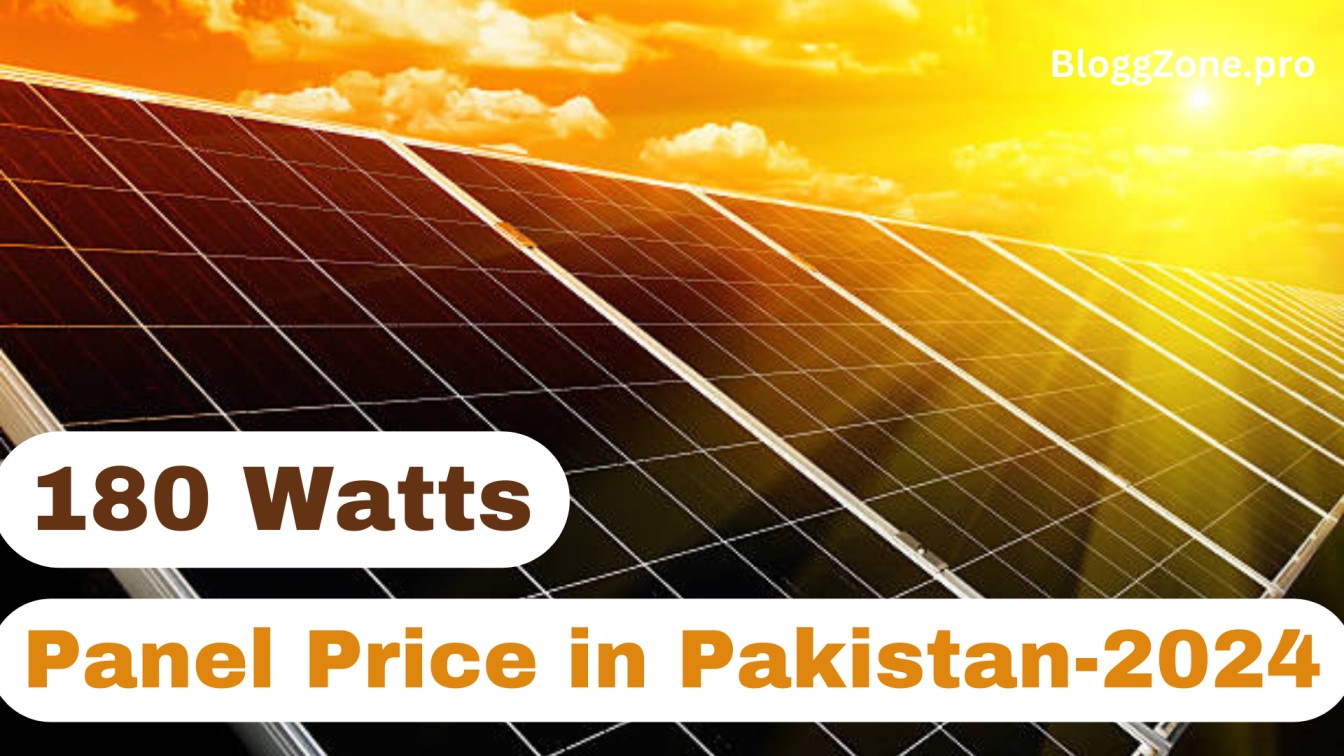 180 Watts Solar Panel Price in Pakistan